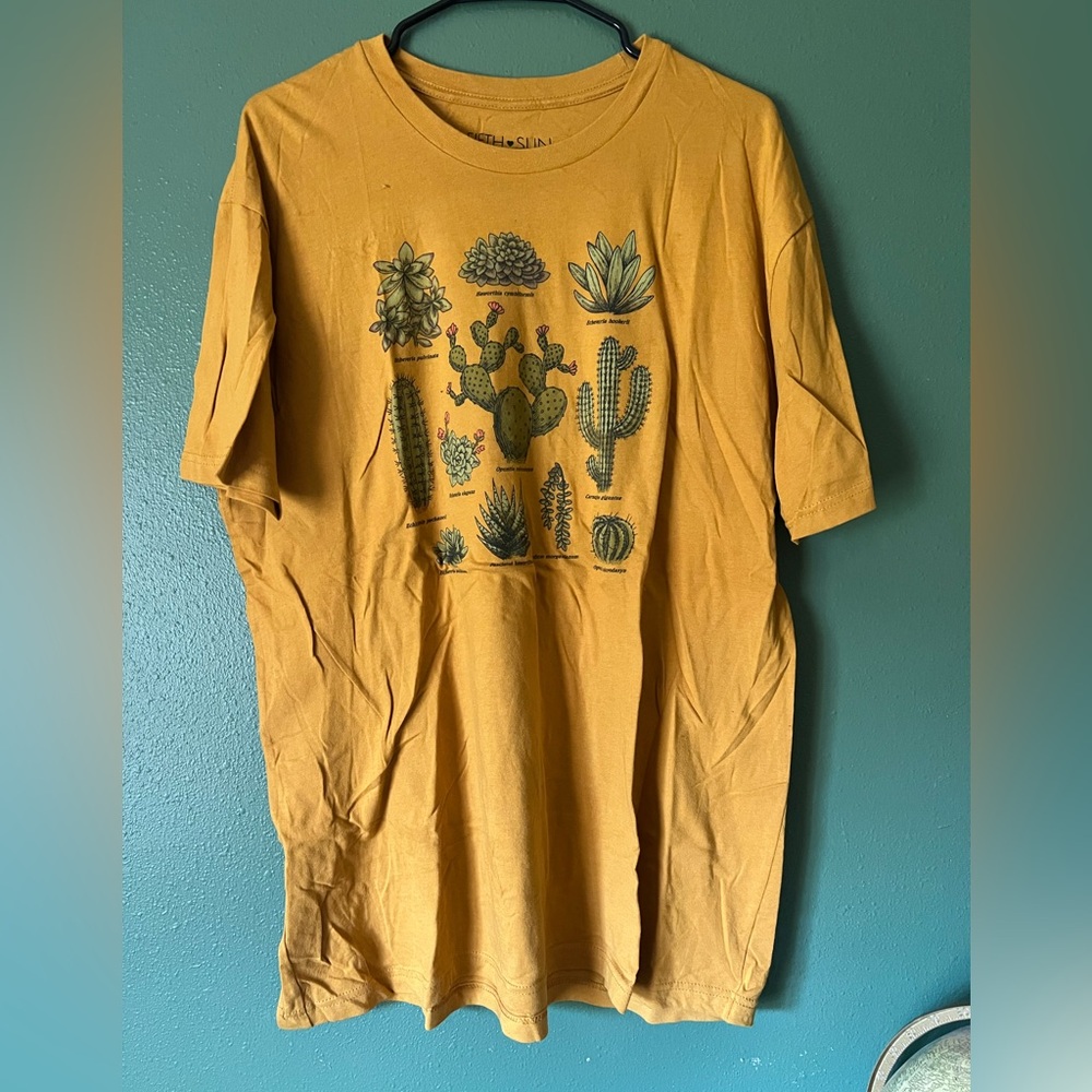 Succulent Tee - Yellow